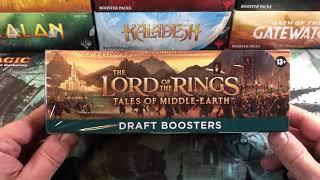 LOTR Draft Booster Box Full Opening Lord Of The Rings Magic The Gathering MTG LTR Middle Earth