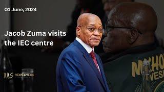 JACOB ZUMA VISITS IEC CENTRE