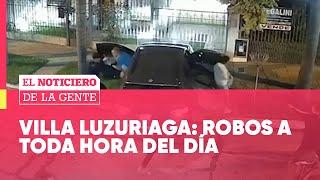 VECINOS de Villa LUZURIAGA RECLAMAN por más SEGURIDAD ante la OLA de ROBOS #ElNotidelaGente