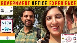 Foreigner’s Experience at Indian Government Offices | Visa & Driving License Experience