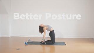 20 MIN PILATES Improve your posture and get a Healthy Spine | sit at a desk often ? Try this routine