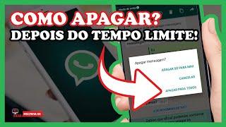 COMO APAGAR MENSAGEM NO WHATSAPP PARA TODOS DEPOIS DO TEMPO LIMITE | 2020