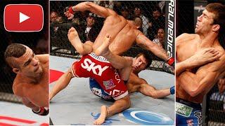 Vitor Belfort Knocks Out Luke Rockhold - Spinning Heel Hook Kick KO - MMA TKO Knockout Highlights