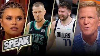 Kristaps Porziņģis day-to-day with injury, is Tatum Celtics best player, why Mavs are 0-2 | SPEAK