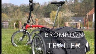 The Radical Design Cyclone IV Chubby seems to be the perfect trailer for the Brompton folding bike