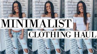 MINIMALIST CLOTHING HAUL | SPRING 2020