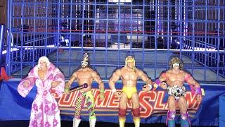 Macho King vs Ric Flair vs Hulk Hogan vs Ultimate Warrior Cage Match