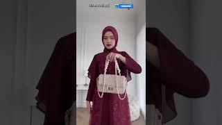 Inspirasi Gaun Brokat kondangan Modern & mewah Terbaru 2023 /2024 #shorts#ootdhijab#shopeehaul#viral