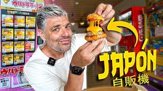 PROBANDO TODAS las MÁQUINAS EXPENDEDORAS de COMIDA de JAPÓN *LAS MÁS RARA DEL MUNDO* 