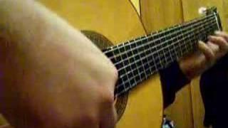 Russian 7 string Guitar - Tango - Черные Глаза Dark Eyes (old video)