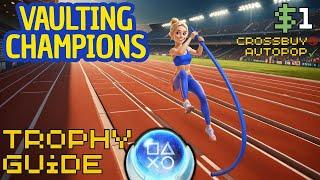 EASY 2 Minute $1 Autopop 71 Trophy Platinum! | Vaulting Champions Trophy Guide