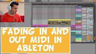 How to Fade In and Fade Out MIDI in Ableton Tutorial