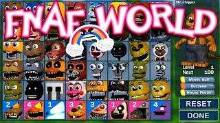 ALL CHARACTERS UNLOCKED!!!! [Ep. 25] | FNaF World : UPDATE 2