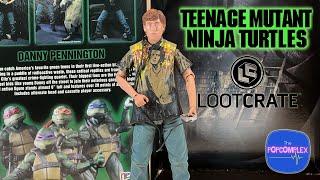 NECA TMNT 1990 Movie Danny Pennington Unboxing & Review | Loot Crate Exclusive