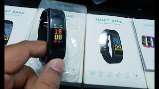 Smart Fitness/Health Band 115 Plus Unboxing, Charging, Features #Smart #Band #115P 115