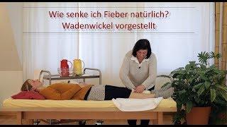 Fieber natürlich senken - Wadenwickel