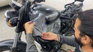 Royal Enfield Meteor 350 Matt Lamination / Meteor Modification @VwrapsSikar