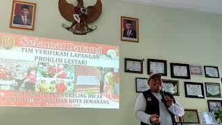 VERIFIKASI PROKLIM LESTARI PURWOKELING RW 10 PURWOYOSO NGALIYAN KOTA SEMARANG