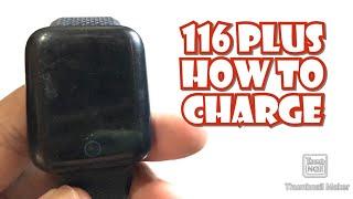 HOW TO CHARGE 116/D13 SMARTWATCH | TUTORIAL | ENGLISH