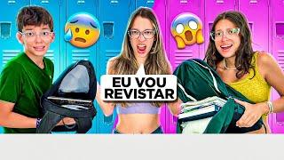 REAGINDO AO QUE SOBROU DO MATERIAL ESCOLAR 2024  DOS MEUS IRMÃOS