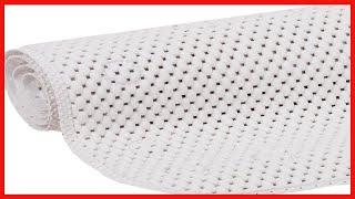 Clorox Cushioned Foam Bath Mat for Tubs, Non-Slip with Suction Cups, White, 17 x 36 Inches