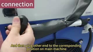 Tutorial and testing video for laser welding machine to our South African customer