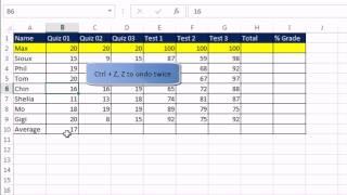 Office 2013 Class #19: Excel Basics 1: Excel Grid, Formatting, Formulas, Cell References, Page Setup