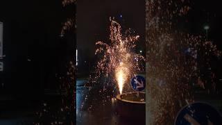 Funke Brokat Fontäne blaue Sterne #silvester#feuerwerk#2025#fireworks#viral#vuurwerk#pyro