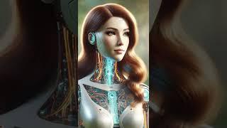 Futuristic Female Robot – Groundbreaking AI Art