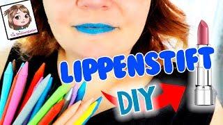 VERRÜCKTE Lippenstifte aus WACHSMALSTIFTEN selbst herstellen! ️ DIY Experiment | Spielzeugtester