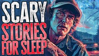 3+ Hours of True Scary Stories for Sleep | with Rain Sounds | Black Screen Compilation