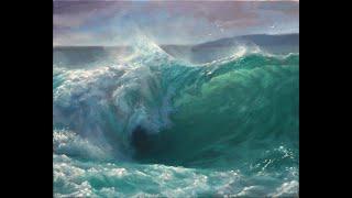 Painting a Head-on Ocean Wave | Seascape Oil Painting Tips