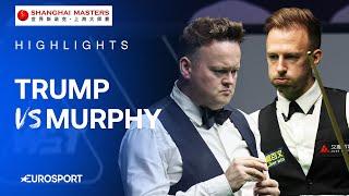 BRILLIANT END TO THE SESSION  | Judd Trump vs Shaun Murphy | Eurosport Snooker