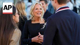 Jill Biden, Usher, other stars attend Ralph Lauren show