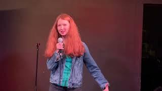 Comedian Becky Mathieson taking part in the Chortle Student Comedy Award 2052