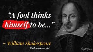 Top 10 William Shakespeare Quotes | William Shakespeare's Quotes tell a lot about Life | Quote Box