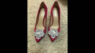 Women Rhinestone Decor High Heels Bridal sheo  High Heels Sheo for Ladies#arrival #fashion