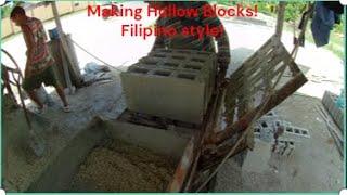 How Hollow Blocks are Made!