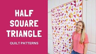 Half Square Triangle Quilt Patterns by Homemade Emily Jane