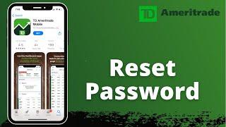 Reset Your Password - TD Ameritrade Login | 2021