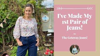 The Sewing Workshop Getaway Jeans - My First Jeans Sew & Tell Vlog