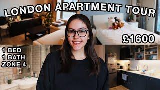 my *updated* London apartment tour | what £1,600 gets you in London