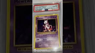 PSA 10 Evolutions Pikachu & Mewtwo Cracked Ice Holo