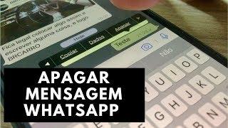 Apagar mensagem whatsapp depois de 7 minutos