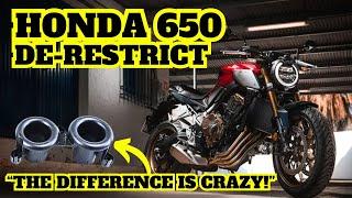 Honda CB650R CBR650 Lams Derestriction | How to de restrict