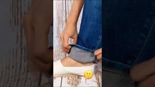 How to hem jeans without cutting! Miarti️