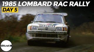 1985 Lombard RAC Rally - Day 5 Report