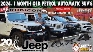 JEEP SUVS FOR SALE ( JEEP WRANGLER 2024, JEEP RUBICON 2023, JEEP MERIDIAN 2022, JEEP COMPASS 2023 )