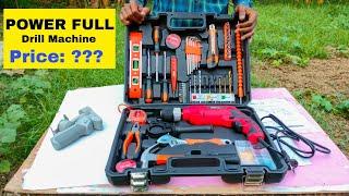 Unboxing and Testing powerful drill Machine iBELL TD13-100 650W Professional Tools kit