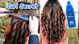 Top Secret to Get Big Hair Curls with Straightener